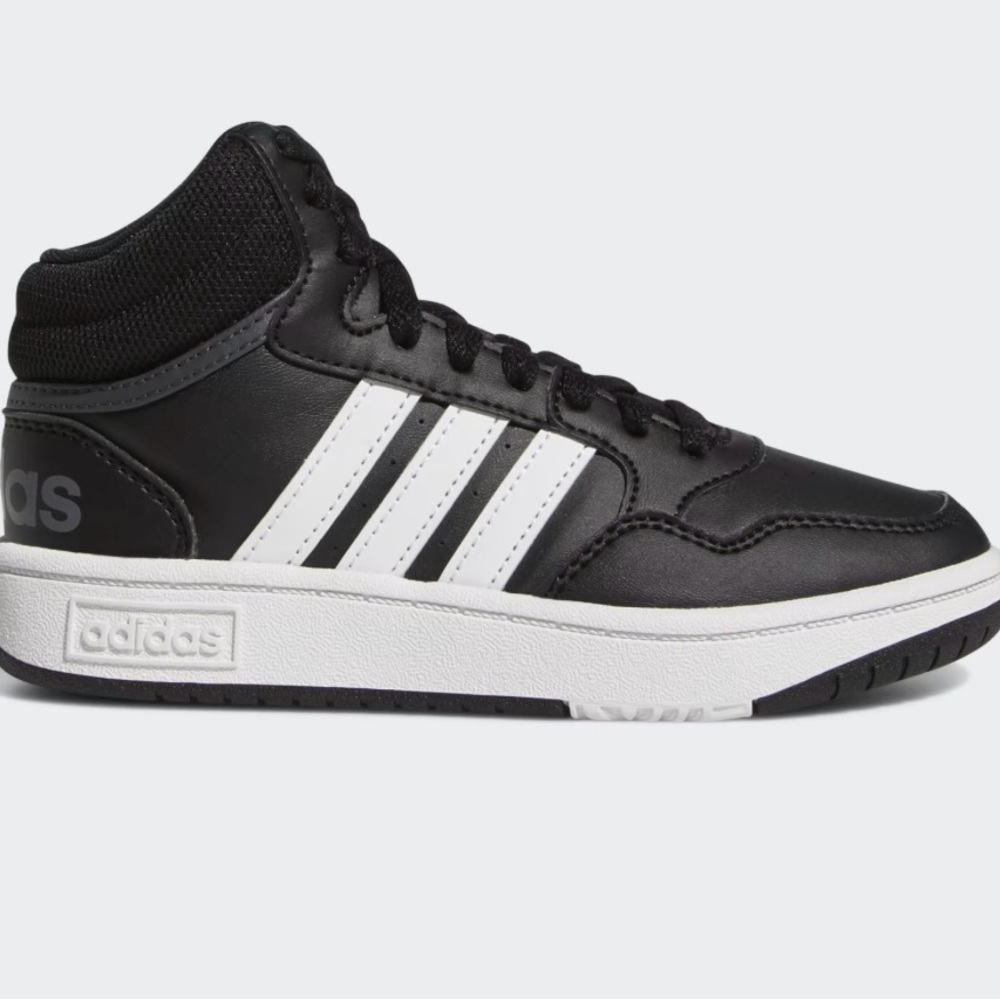 Adidas Kids Black and White Sneakers